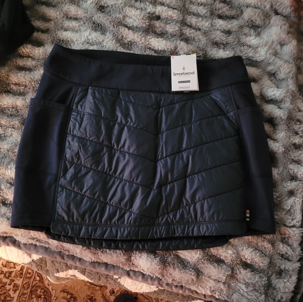 Smartwool Navy Quilted Circle Skirt